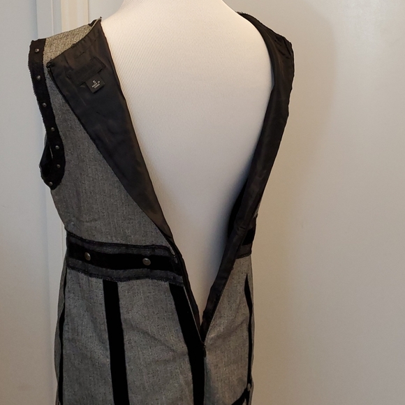 Anna Sui for Target Grey Black Lace Dress - Perfect for Fall - Picture 6 of 9